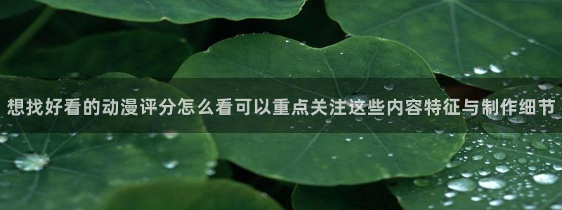 omofun动漫官网动漫大全：想找好看的动漫评分怎么看可以重点关注这些内容特征与制作细节配图
